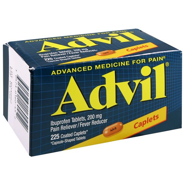 Advil Pain Reliever/fever Reducer Tablets, Coated Caplets, 200 Mg, 68558013