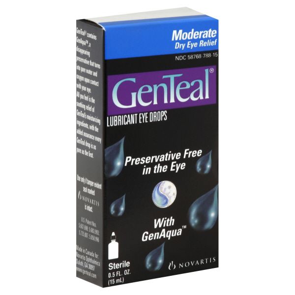 GenTeal Eye Drops, Lubricant, Moderate Dry Eye Relief, 0.5 fl oz (15 ml) at Kmart.com
