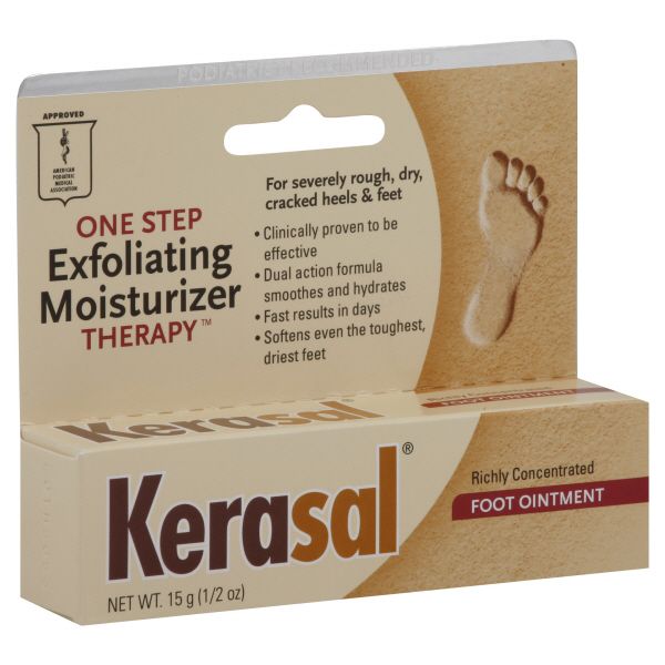 Kerasal Foot Ointment, One Step Exfoliating Moisturizer Therapy, 0.5 oz (15 g) at Kmart.com