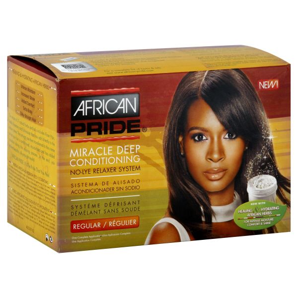 African Pride Relaxer System, Miracle Deep Conditioning, No-Lye, Regular, 1 application at Kmart.com