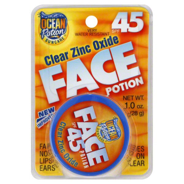 Ocean Potion Suncare Face Potion, SPF 45, 1 oz (28 g)