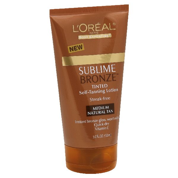 L'Oreal Body Expertise Sublime Bronze Tinted Self-Tanning Lotion, Medium Natural Tan, 5 fl oz (150 ml) at Sears.com
