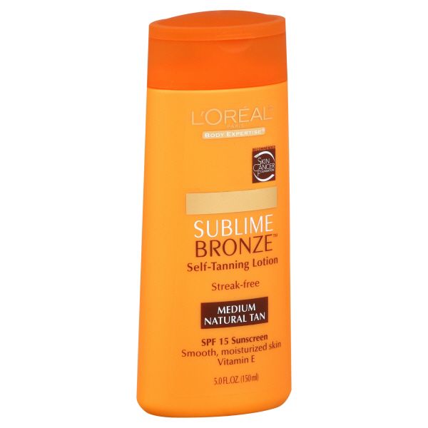 L'Oreal Body Expertise Sublime Bronze Self-Tanning Lotion, Medium Natural Tan, SPF 15 Sunscreen, 5 fl oz (150 ml) at Sears.com
