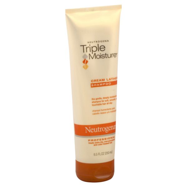 Neutrogena Triple Moisture Shampoo, Cream Lather, 8.5 fl oz (250 ml) at Kmart.com