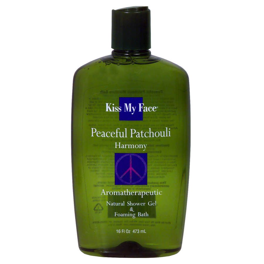 Kiss My Face Peaceful Patchouli Shower Gel & Foaming Bath 16 Ounce Bottle