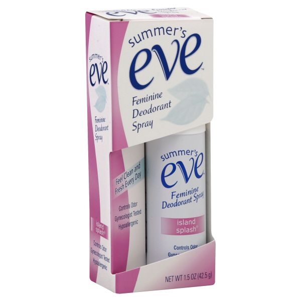 Summer's Eve Feminine Deodorant Spray, Island Splash, 1.5 oz (42.5 g) at Kmart.com