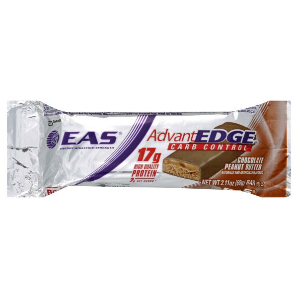 EAS AdvantEdge Carb Control Bar, Chocolate Peanut Butter, 2.11 oz (60 g) at Kmart.com