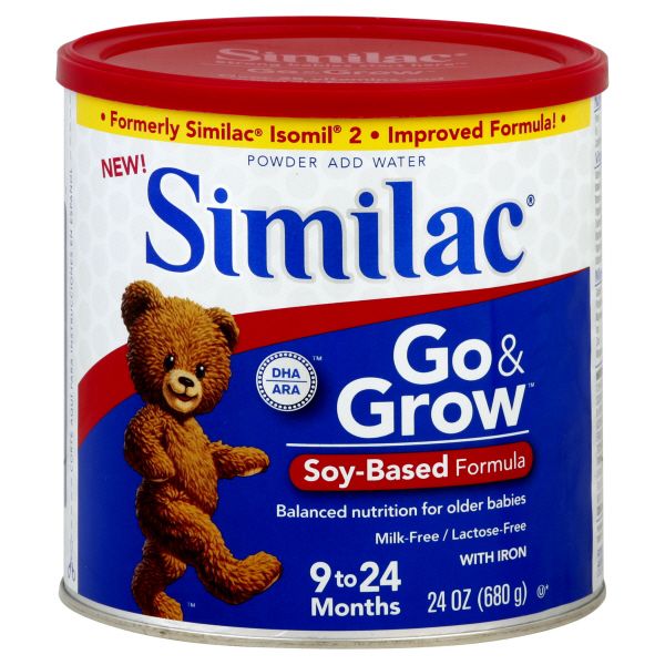 Similac Go & Grow Formula, Soy Based with Iron, Powder, 24 oz (680 g) at Kmart.com
