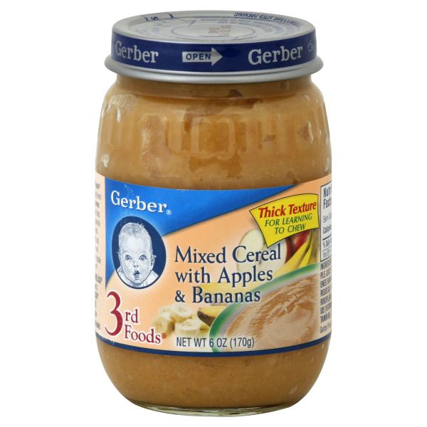 Gerber 3rd Foods Mixed Cereal, with Apples & Bananas, 6 oz (170 g) at Kmart.com