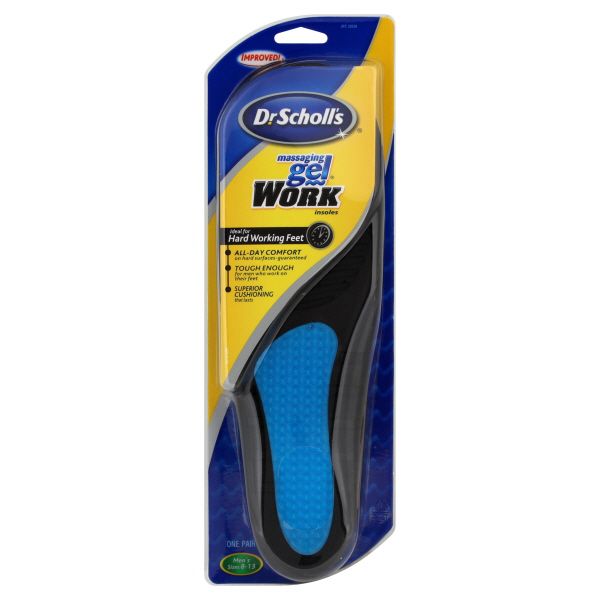 Dr. Scholl's Massaging Gel Insoles, Work, Men's Sizes 8-13, 1 pair at Kmart.com