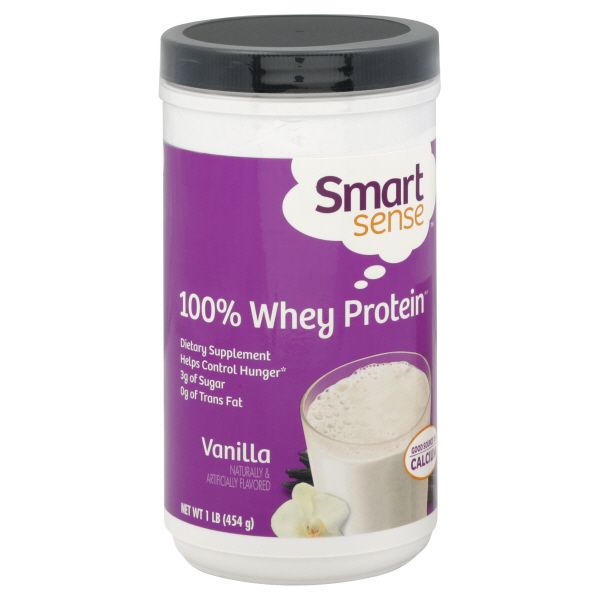 Smart Sense 100% Whey Protein, Vanilla, 1 lb (454 g) at Kmart.com