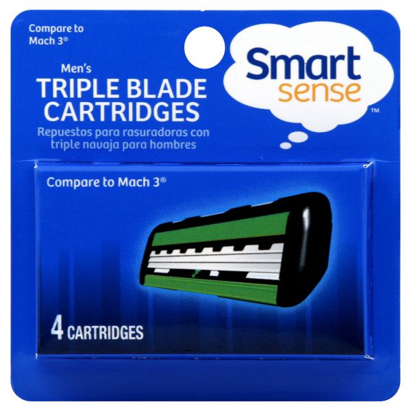 Smart Sense Cartridges, Triple Blade, Men's, 4 cartridges at Kmart.com