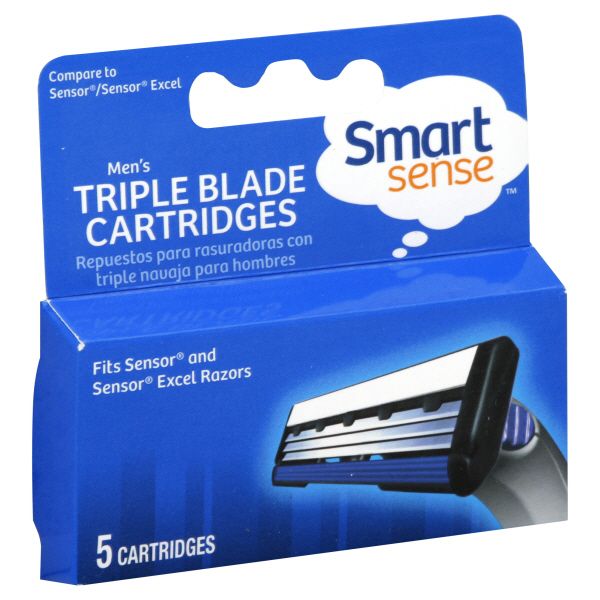 Smart Sense Cartridges, Triple Blade, Men's, 5 cartridges at Kmart.com