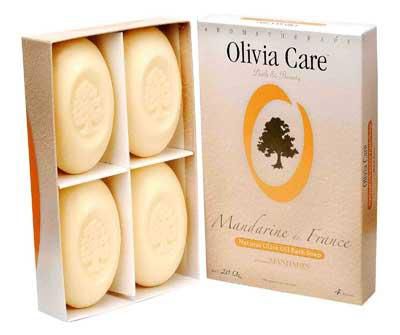 Olivia Care O Line gift box: Olive oil mandarin 5 oz. soaps/set of 4 at Kmart.com