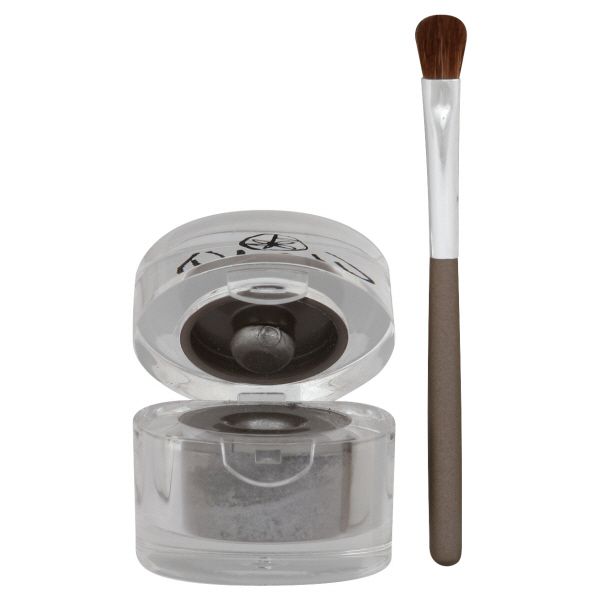 Bloom Cosmetics Pure Mineral Eye Shadow & Brush Set, Moonstone, 0.035 oz (1 g) Gray