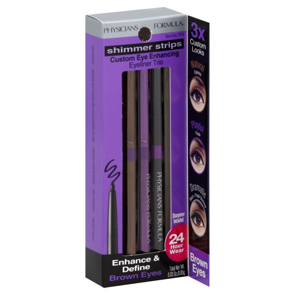 Shimmer Strips Custom Eye Enhancing Eyeliner Trio, Brown Eyes 7374, 3 ...