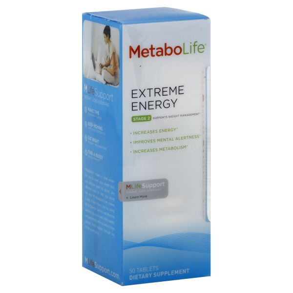 Metabolife Extreme Energy, Stage 2, Supports Weight Management, Tablets, 50 tablets at Kmart.com