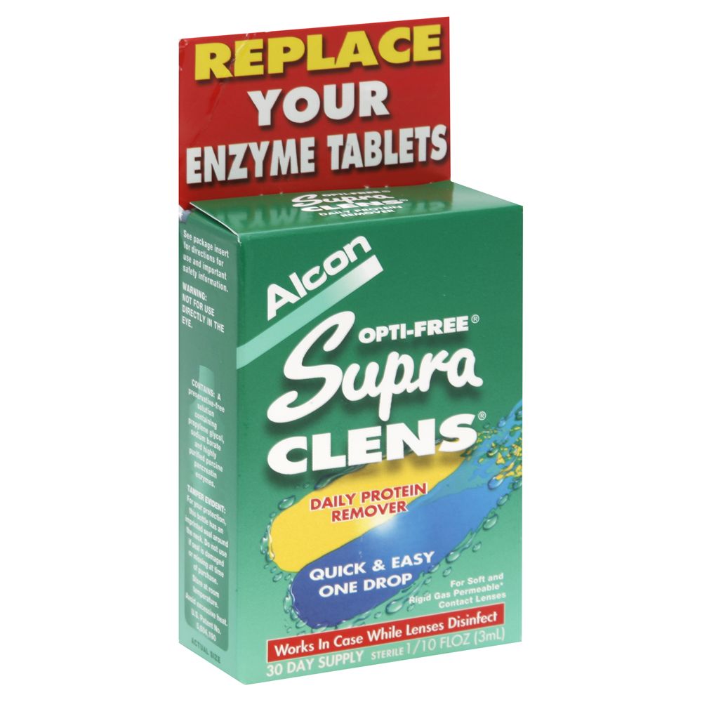 Alcon Opti-Free Supra Clens Daily Protein Remover, 10 fl oz (3 ml) at Kmart.com