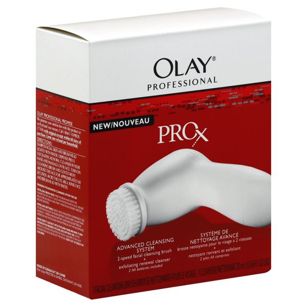Olay Professional ProX Facial Cleansing Brush + Cleanser, 1 system