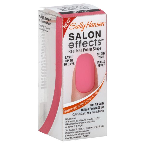 Sally Hansen Salon Effects Nail Polish Strips, Real, It Girl 120, 1 price decreased by 75%