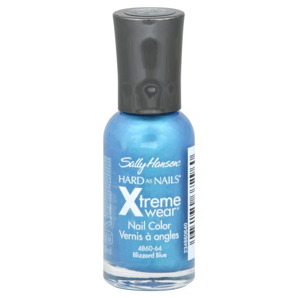 Sally Hansen Hard as Nails Xtreme Wear Nail Color, Blizzard Blue 380, 0.4 fl oz (11.8 ml) at Kmart.com