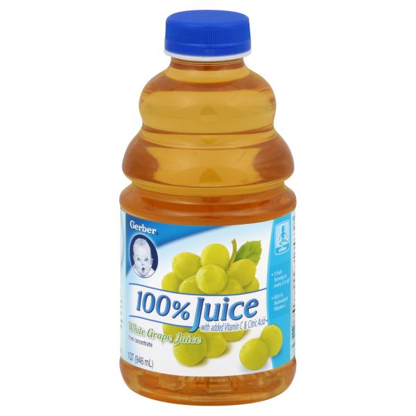 Gerber 100% Juice, White Grape, 1 qt (946 ml) at Kmart.com