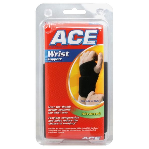 Ace Wrist Support, Advanced, One Size, 1 support