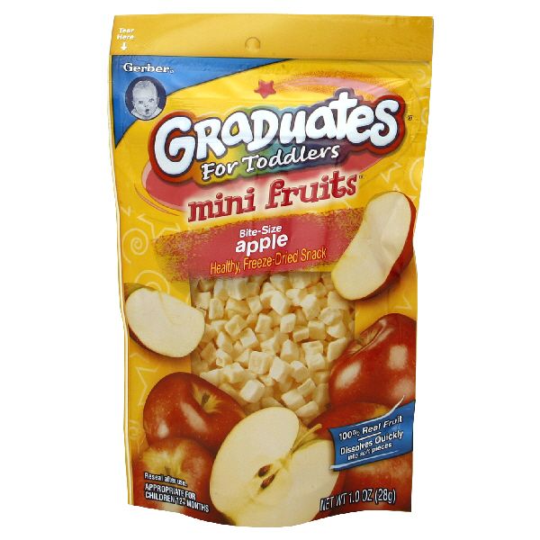Gerber Graduates For Toddlers Mini Fruits, Bite-Size Apple, 1.0 oz (28 g) at Kmart.com