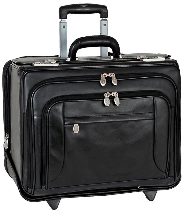 McKlein&reg; SHERIDAN - Leather 17" Detachable-Wheeled Catalog Case at Kmart.com