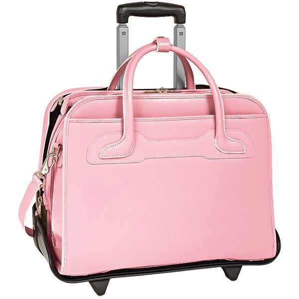 Mcklein Willowbrook Leather Detachable-wheeled Ladies Laptop Case