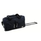 22" BLACK ROLLING DUFFLE BAG