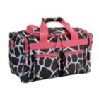 19" Tote Bag, Pink Giraffe
