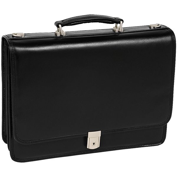 McKlein&reg; LEXINGTON - Leather Double Compartment Briefcase at Sears.com