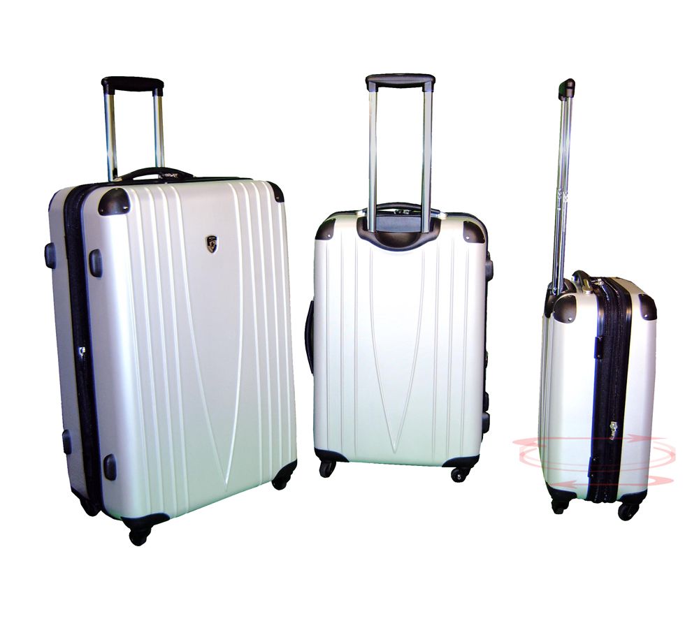Heys USA 4WD 3 Piece Spinner Set - SILVER