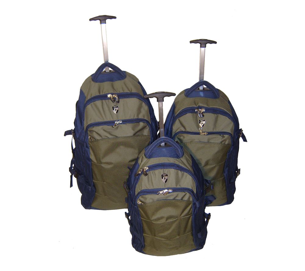 Heys USA ATLAS 10 3 Piece Rolling Backpack Set - ARMY at Sears.com