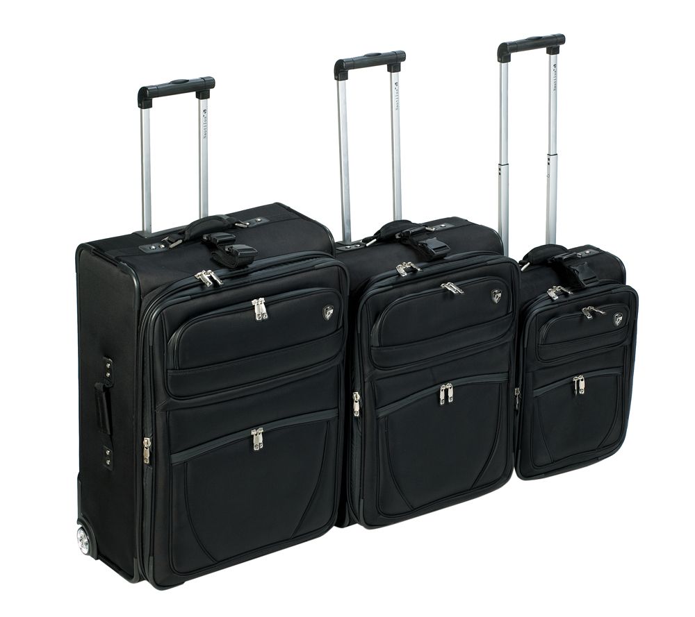 Heys USA NAUTILUS 3 Piece Set - BLACK