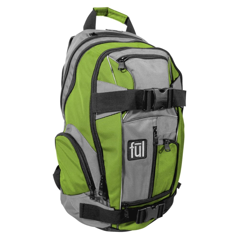 FUL Overton Gray/Green Backpack