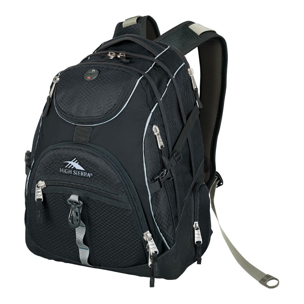 HIGH Sierra Access Black Backpack