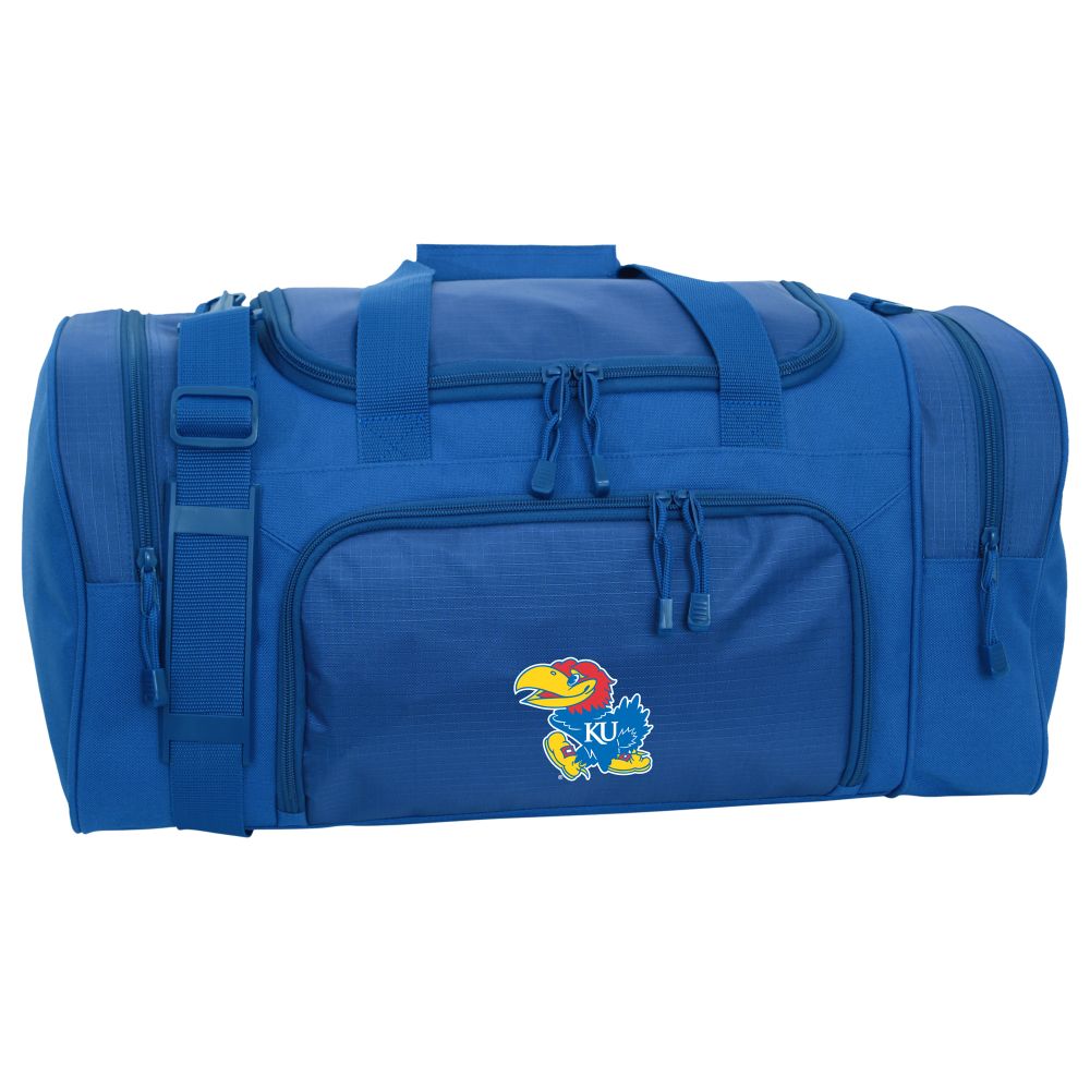 Mercury Luggage Kansas University Royal Blue Duffle