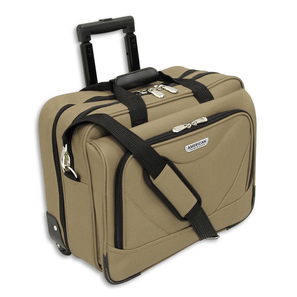 American Trunk & Case Air Lightweight 17in  Wheeled Tote-Taupe at Sears.com