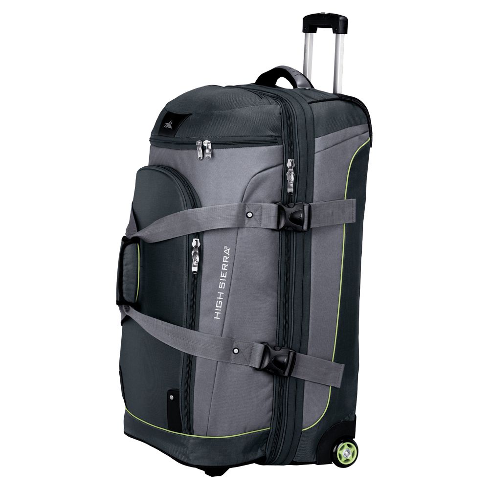 High Sierra AT3 32-inch Drop-Bottom Wheeled Charcoal Duffel at Sears.com