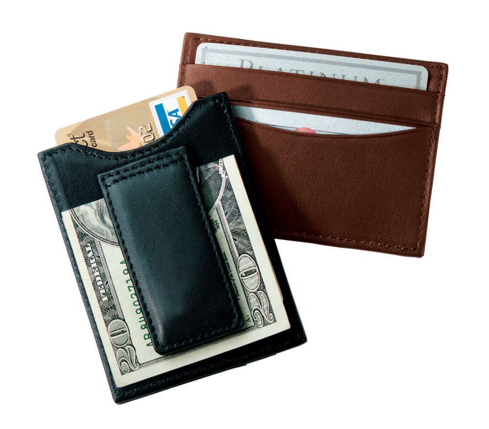 Royce Leather Magnetic Money Clip Wallet