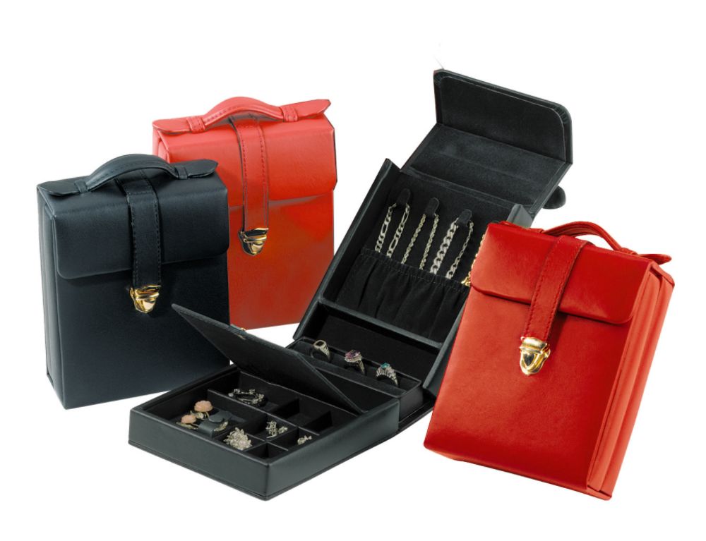 Royce Leather Ladies Pocketbook Jewelry Case - Black at Kmart.com
