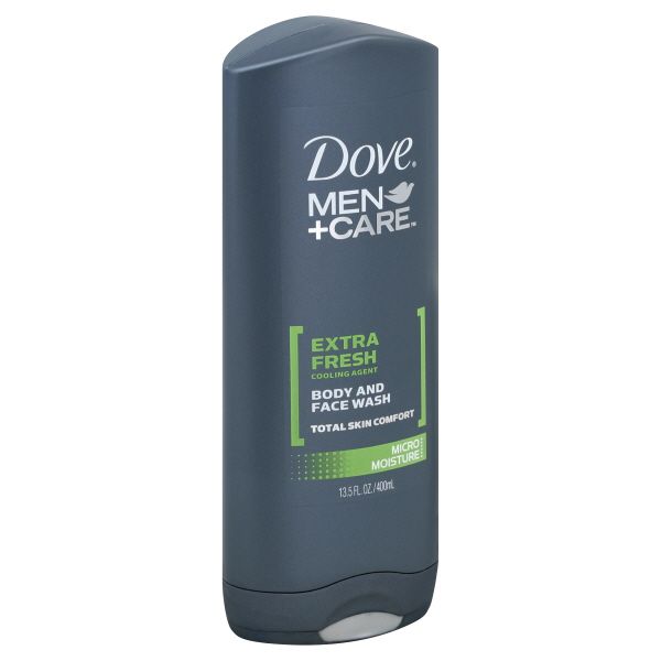 Dove Men+Care Body and Face Wash, Extra Fresh, 13.5 fl oz (400 ml)