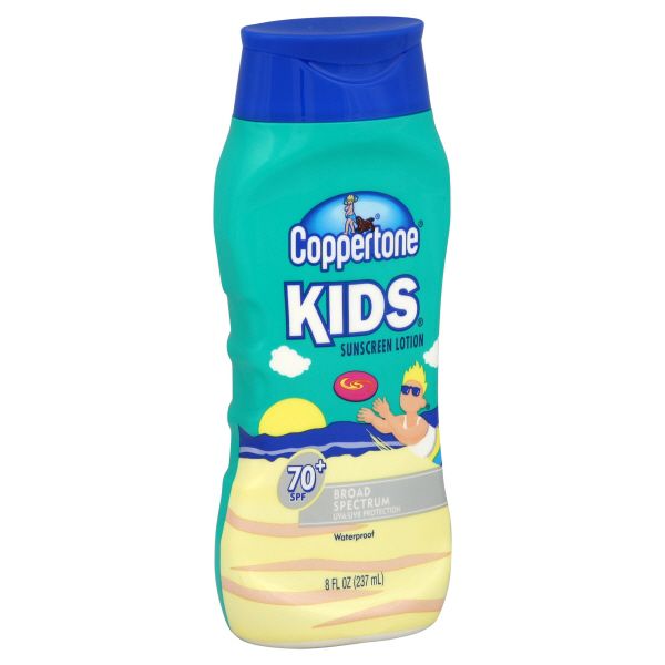 Coppertone Kids Sunscreen Lotion, 70+ SPF, Waterproof, 8 fl oz (237 ml) at Kmart.com