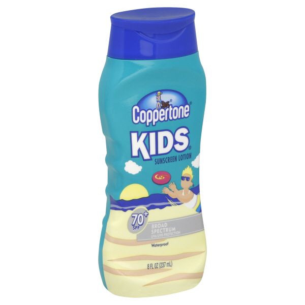 Coppertone Kids Sunscreen Lotion, SPF 70+, 8 fl oz (237 ml) at Kmart.com