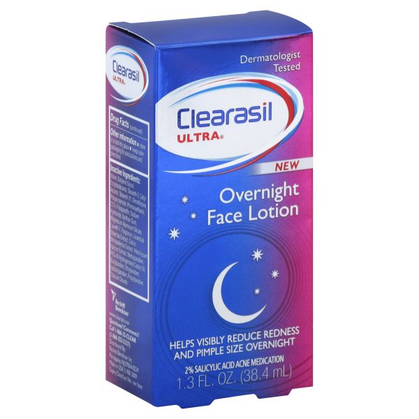 Clearasil Ultra Overnight Face Lotion, 1.3 fl oz (38.4 ml) at Kmart.com