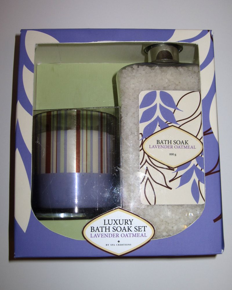 Spa Creations Luxury Lavender Oatmeal Bath Soak Set at Kmart.com