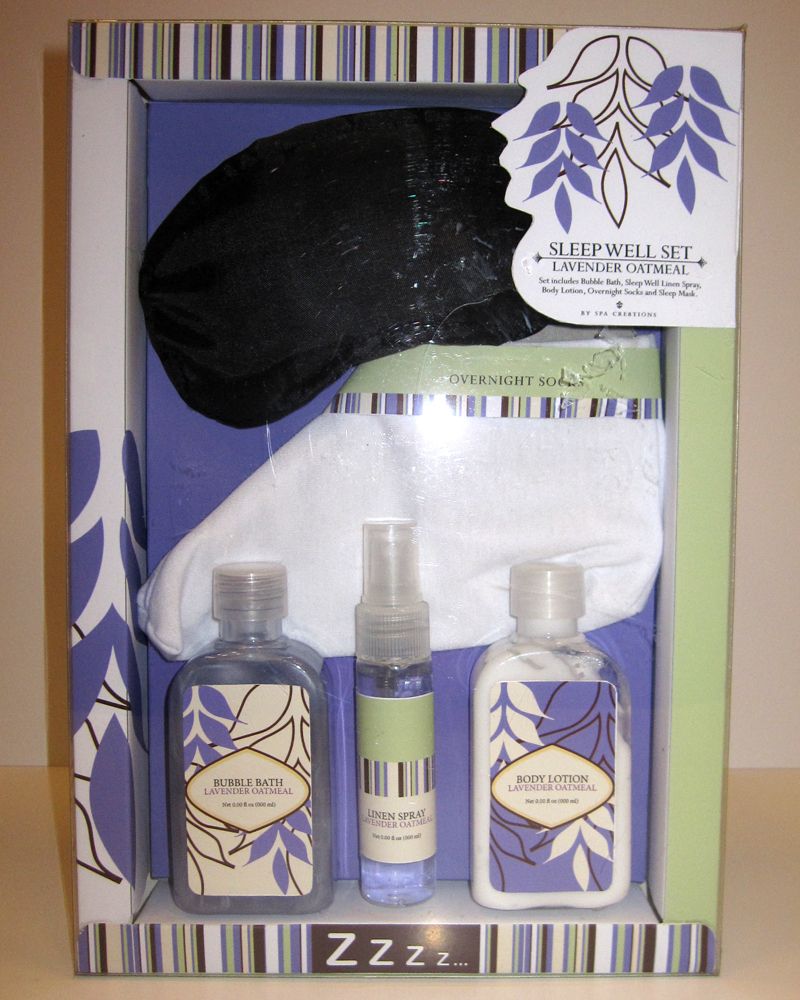Spa Creations Lavender Oatmeal Sleep Well Set at Kmart.com