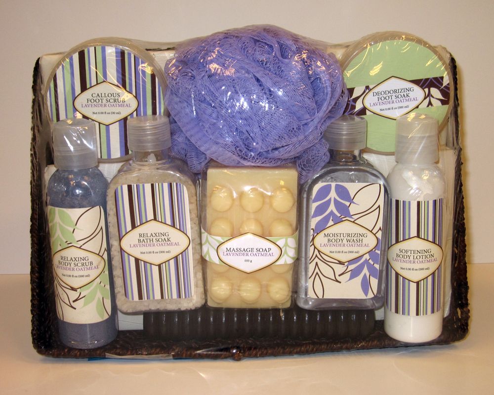Spa Creations Lavender Oatmeal Luxury Spa Basket at Kmart.com